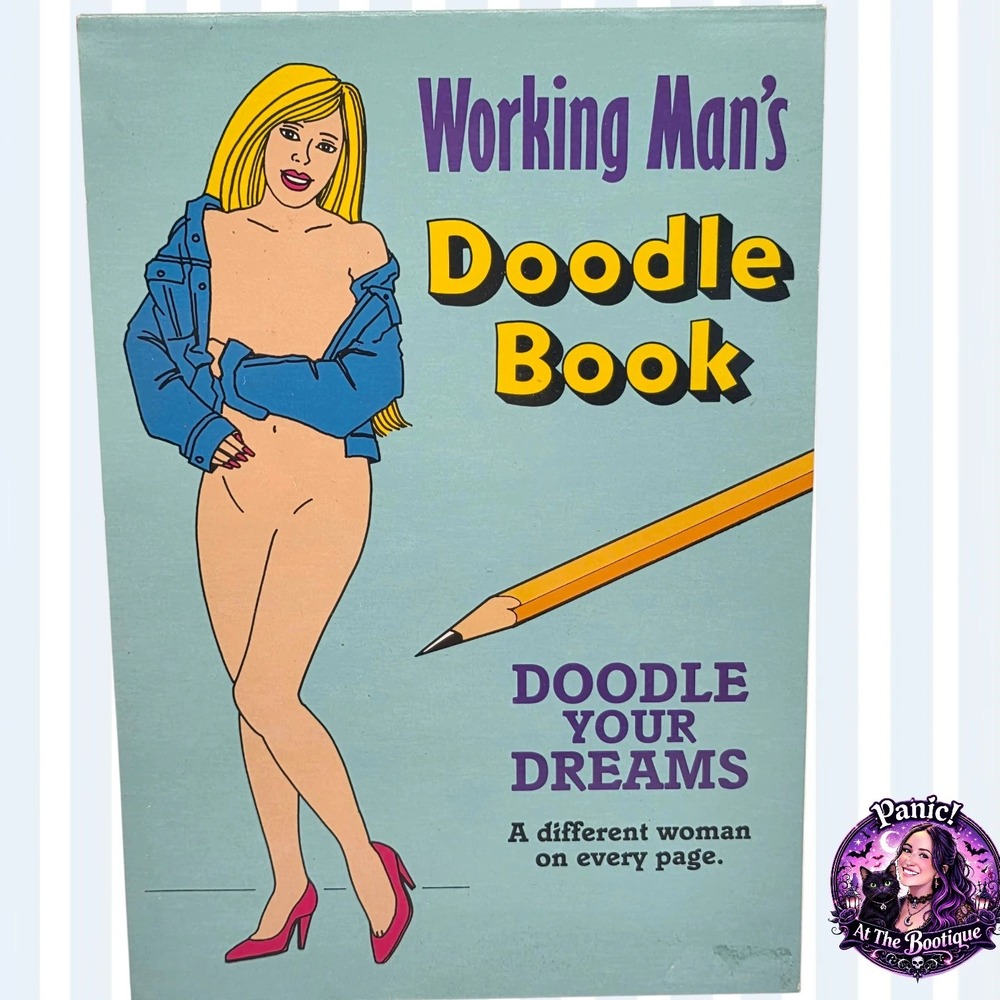 Ivory Tower Working Man's Doodle Book‎ Adult Humor 1991 Vintage Gag Gift Kitsch